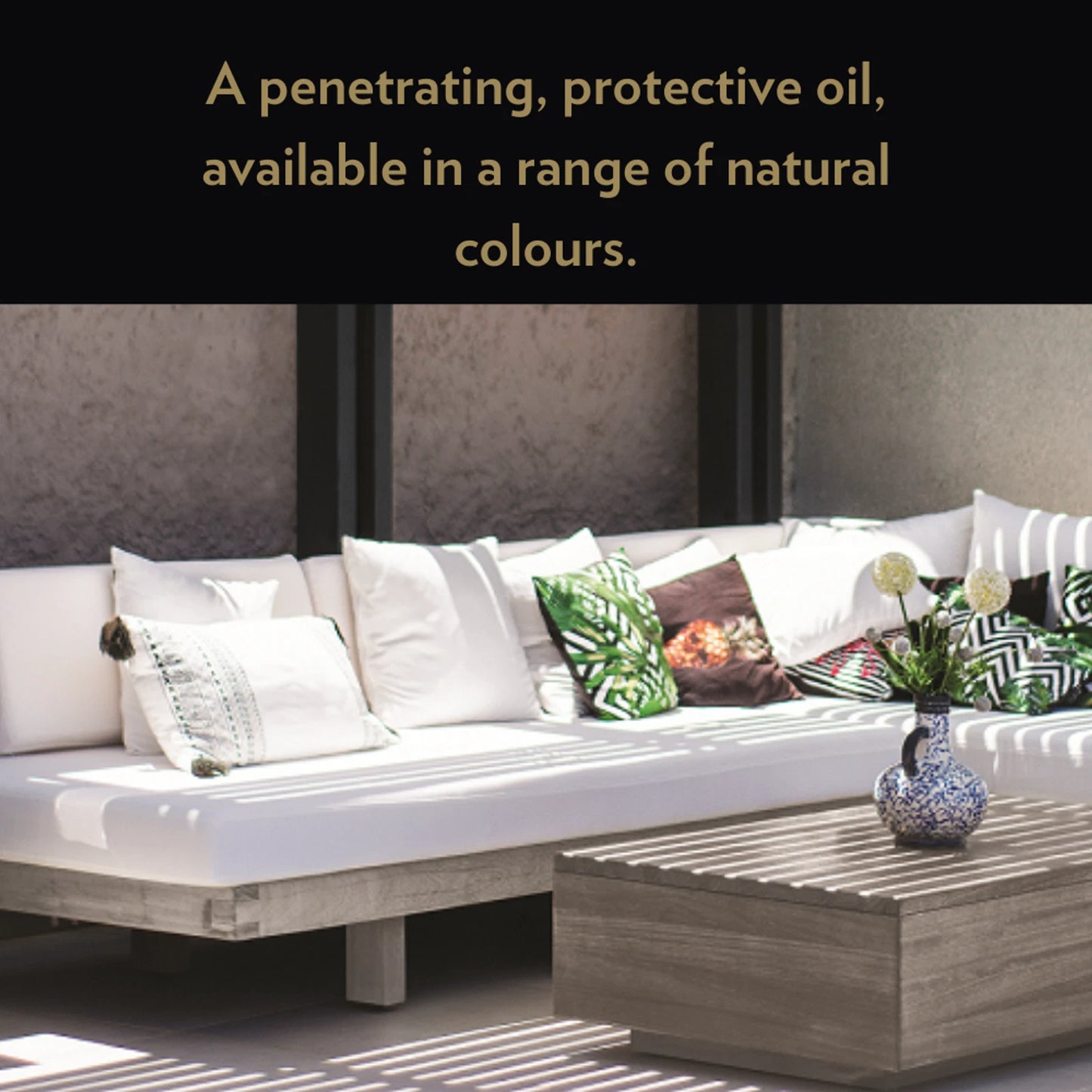 Feast Watson Outdoor Furniture Oil 500ml - UV & Mould Resistant, Solvent-Based