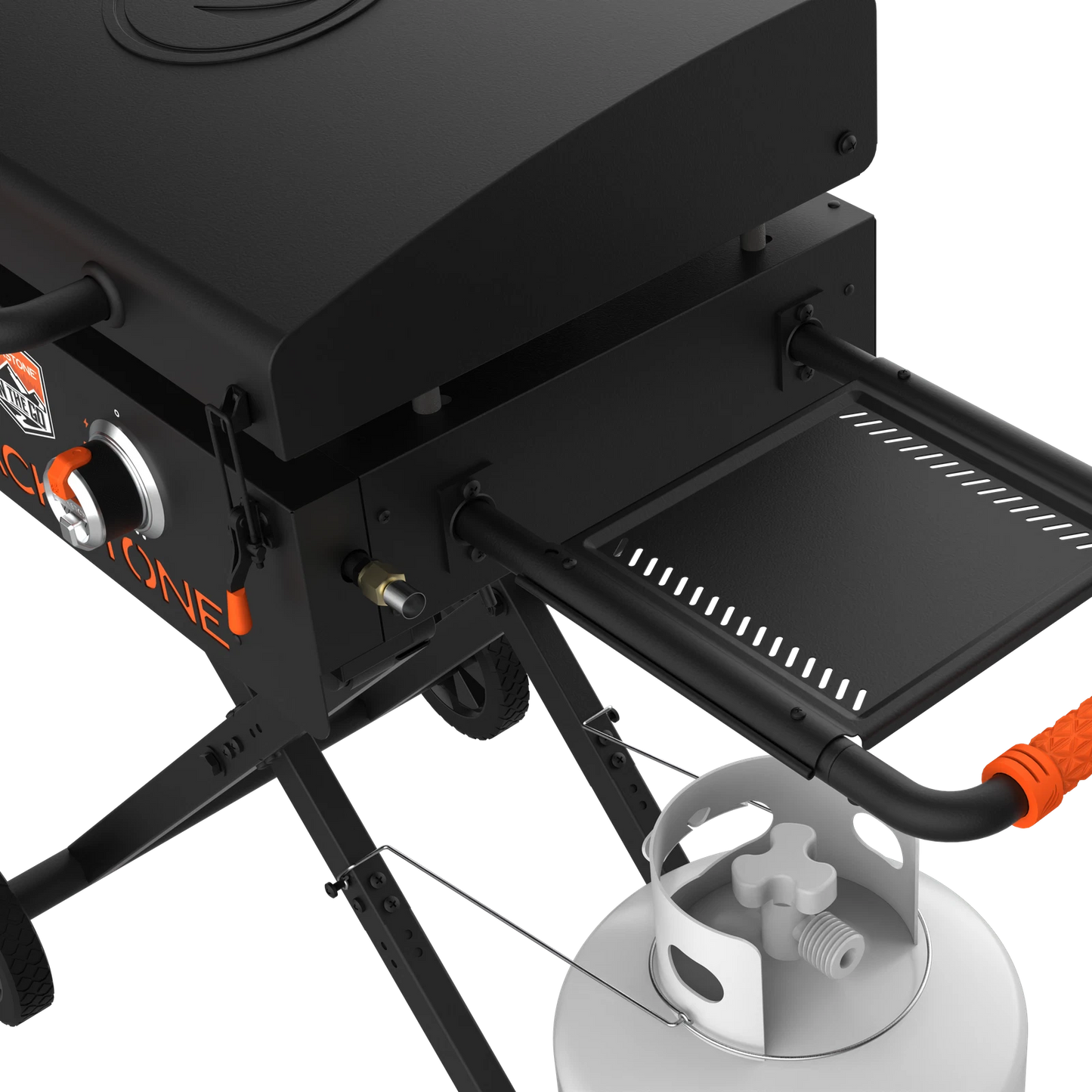 Blackstone Portable 2 Burner Gas BBQ with Dual Cooking Zones & Piezo Ignition