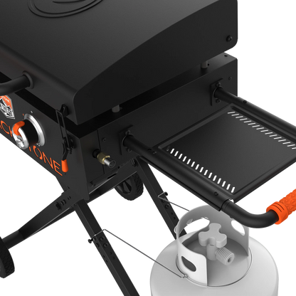 Blackstone Portable 2 Burner Gas BBQ with Dual Cooking Zones & Piezo Ignition