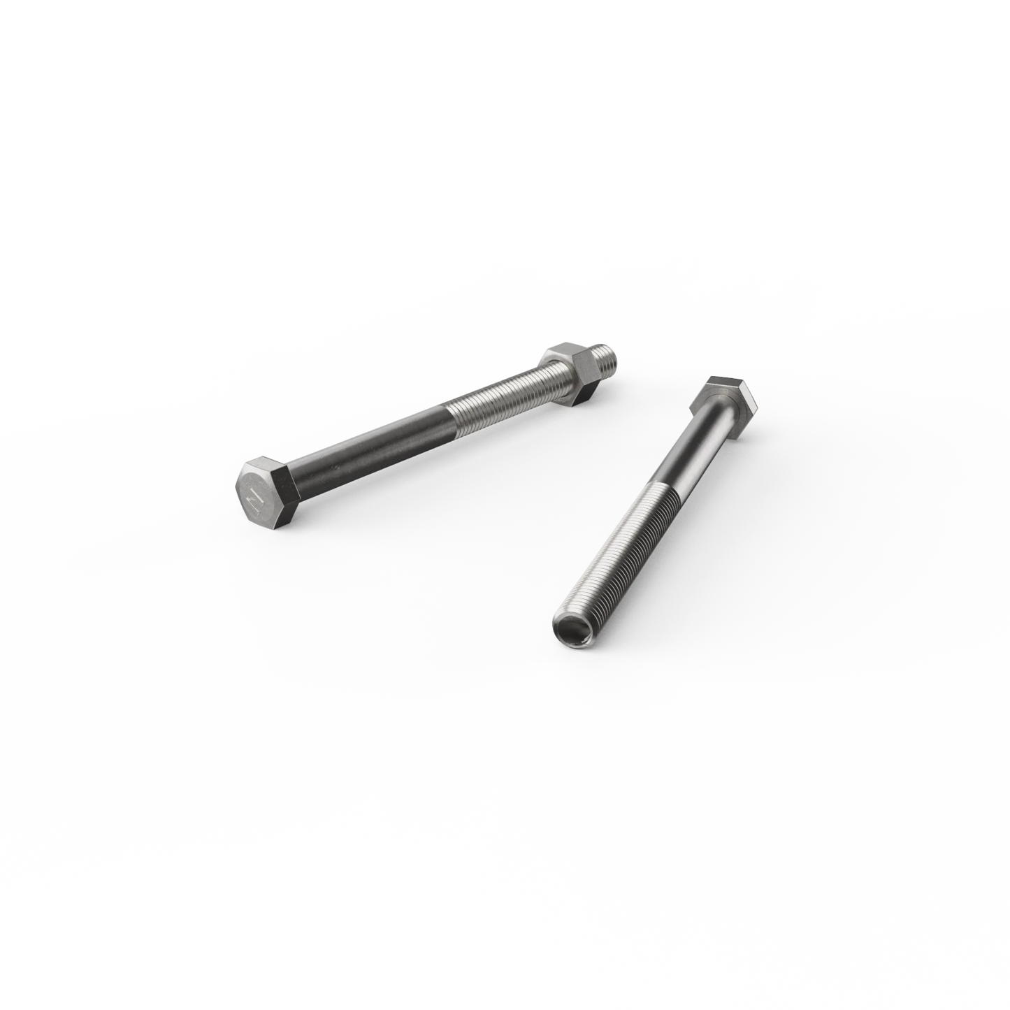 ZENITH Stainless Steel 304 M12 x 150mm Hex Head Bolts & Nuts, Corrosion Resistant