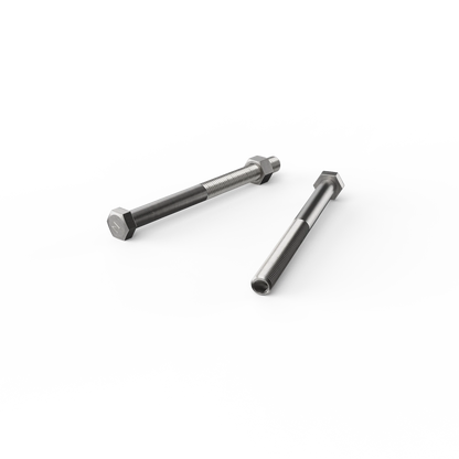 ZENITH Stainless Steel 304 M12 x 150mm Hex Head Bolts & Nuts, Corrosion Resistant