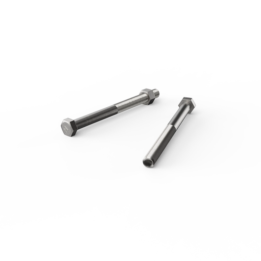 ZENITH Stainless Steel 304 M12 x 150mm Hex Head Bolts & Nuts, Corrosion Resistant