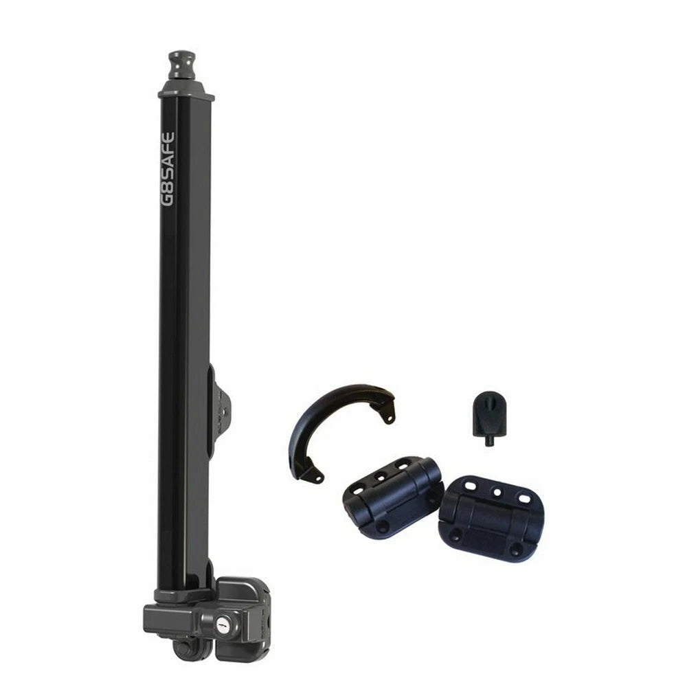 G8Safe Pool Gate Latch Kit - Child Safety, Easy Install, Self-Latching, Black, AS1926.1-2012 Compliant