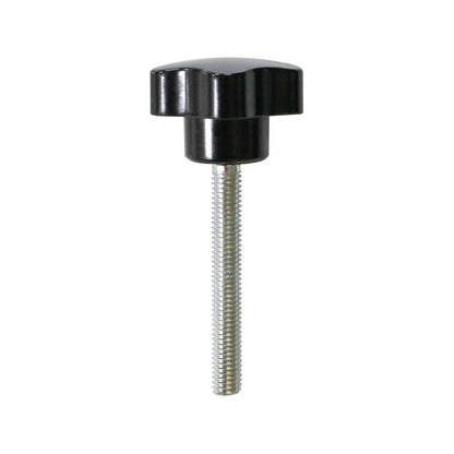 Richmond M8 x 60mm Hand Bolt, Black Bakelite Head, Zinc-Plated Thread, Easy Manual Operation