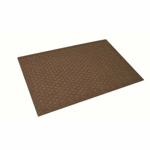 Matpro Eco-Friendly 40x60cm Recycled Diamond Outdoor Doormat with Non-Slip Backing
