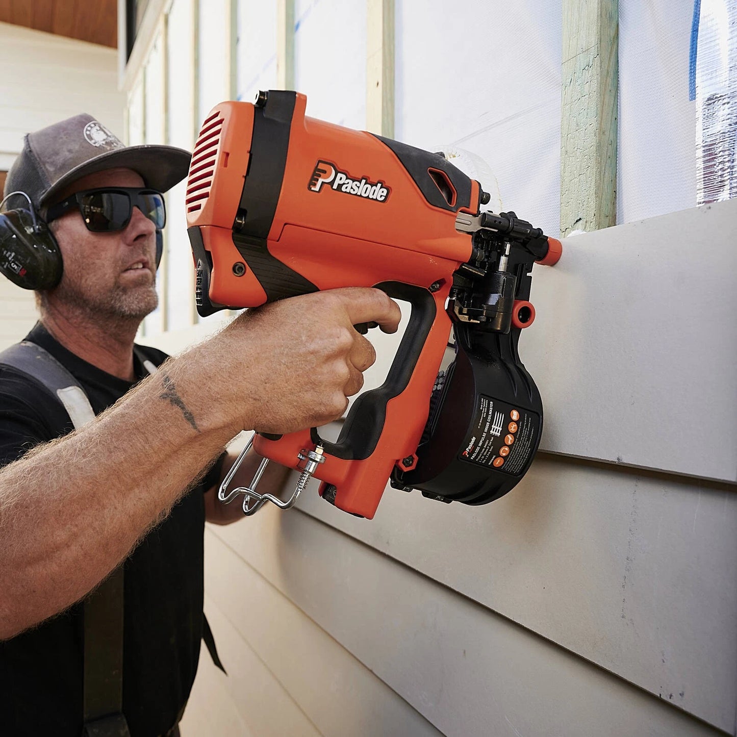 Paslode Impulse CoilMaster 27-50mm Nail Gun, Upgraded Engine, Ergonomic Trigger