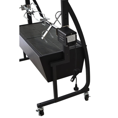 Jumbuck Rondo Medium Charcoal Spit Roaster with Adjustable Rotisserie & 240V Motor