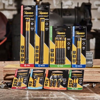 Kango 3/8” 65mm Hypertorque Impact Nut Setter with Magnetized Tip & Hex Shank