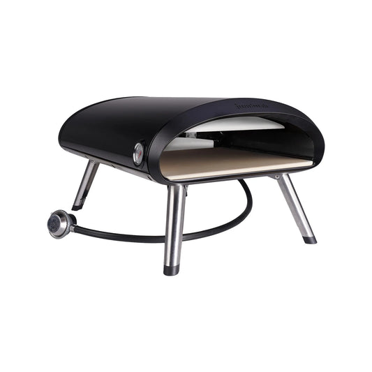 Jumbuck Portable Gas Pizza Oven with 12” Stone, Stainless Steel Burner, Accessories Included