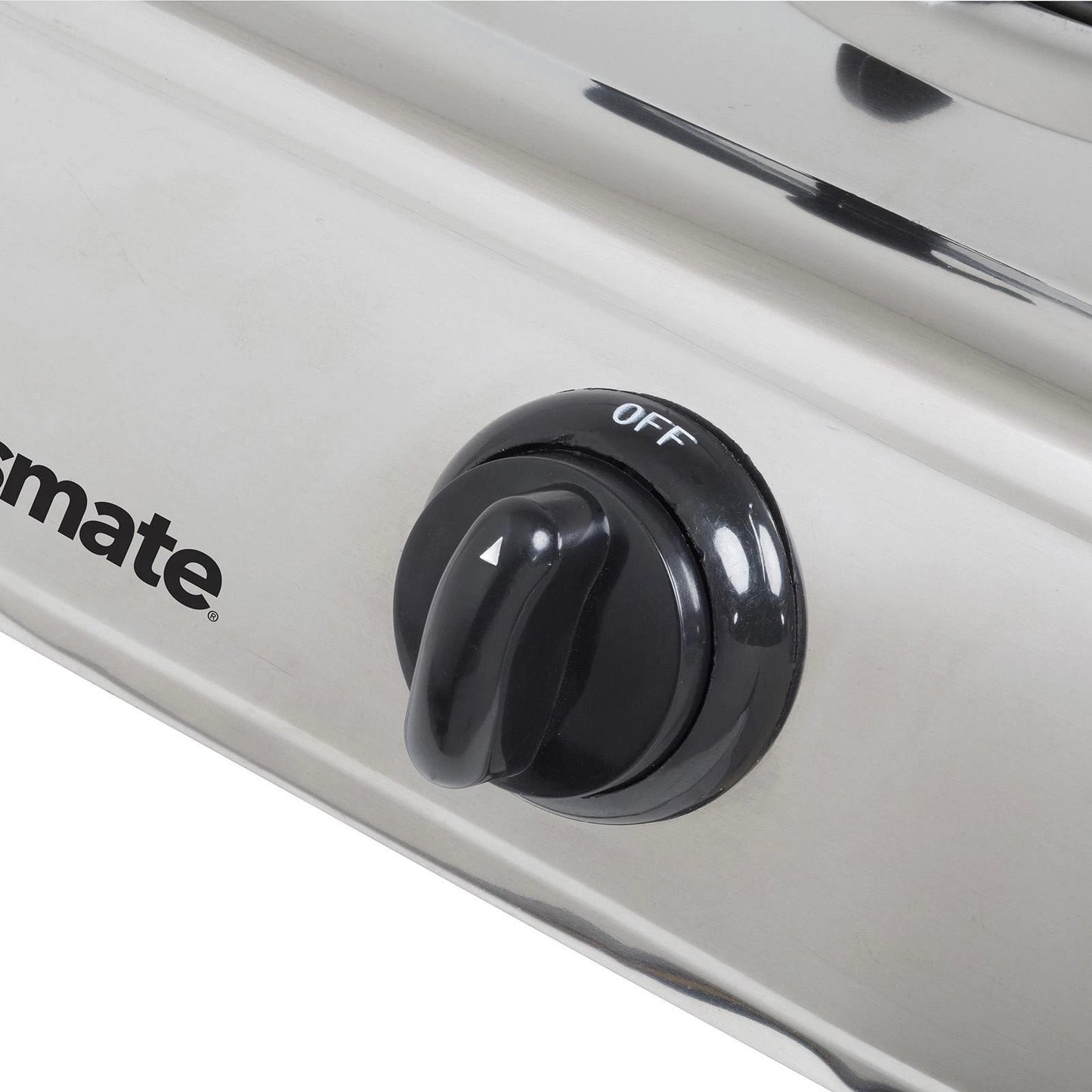 Gasmate Single Burner Wok Cooker, 18.8MJ/h Brass Burner, Stainless Steel, Piezo Ignition