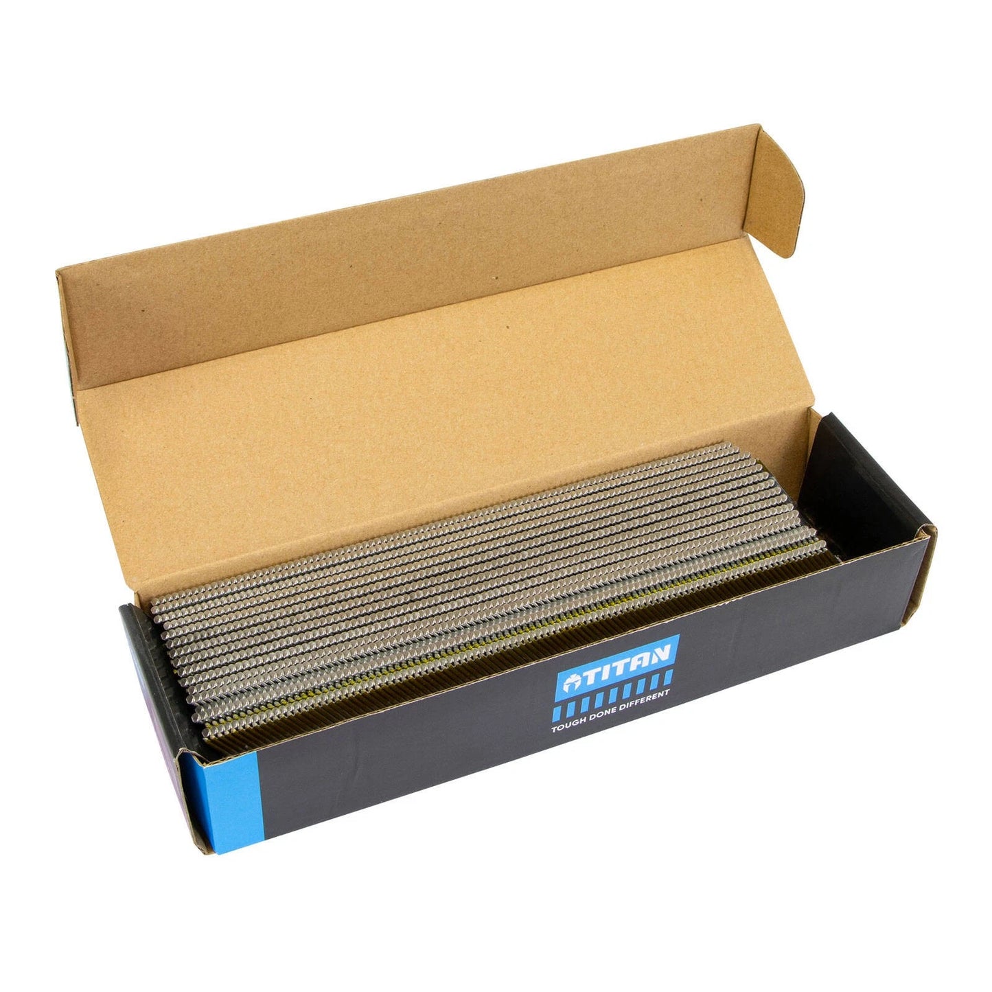 Titan 50x1.75mm Electro Galvanised 34° Angled Collated Nail DA Brads - 3000 Pack
