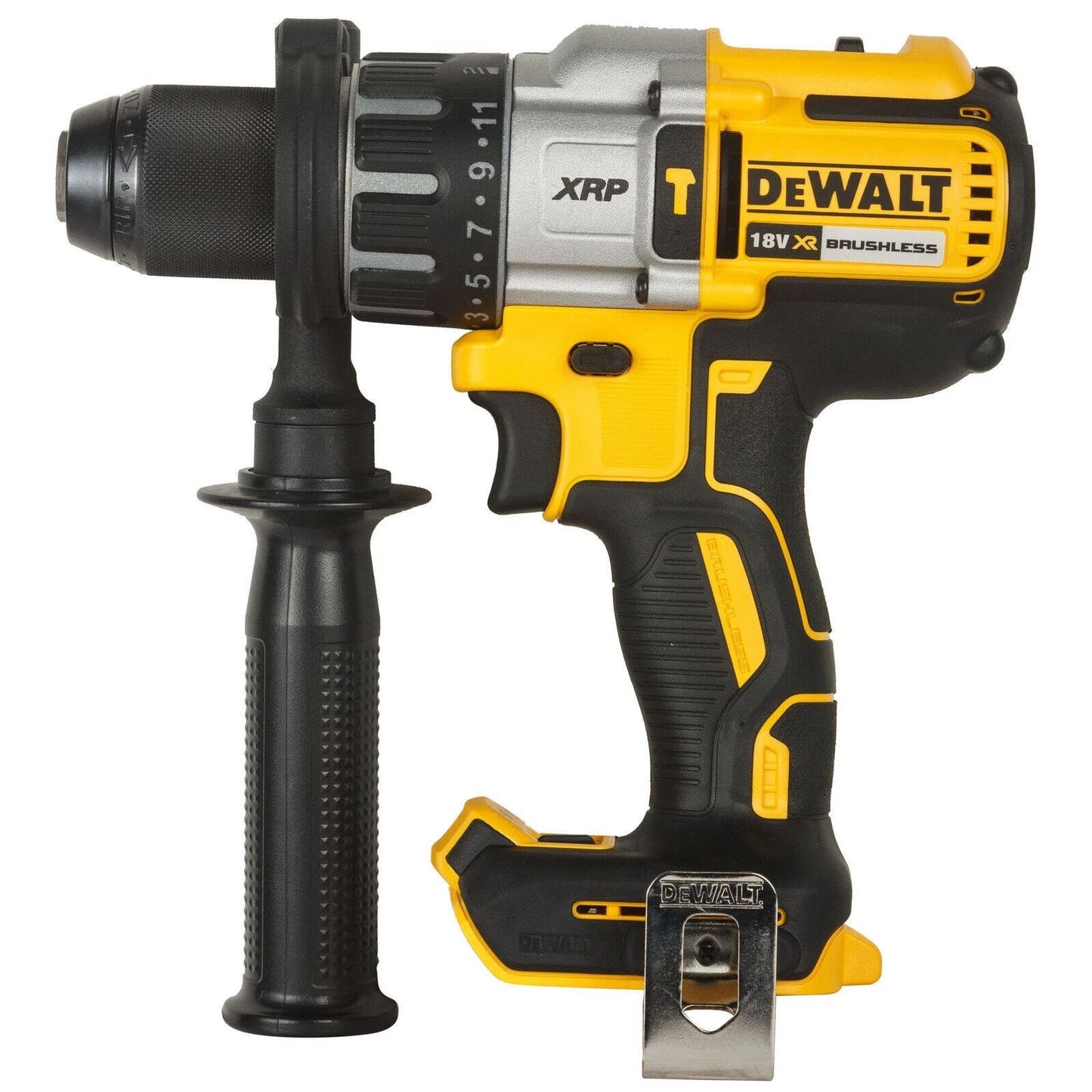 DeWALT 18V XRP 3-Speed Brushless Combi Hammer Drill, Cordless, LED Worklight