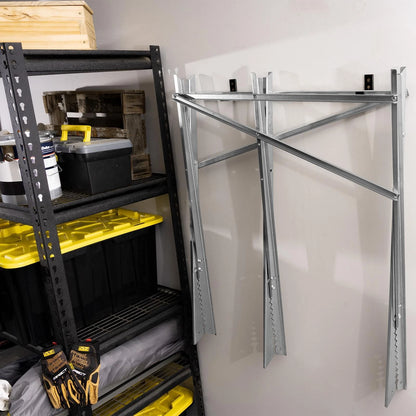 Ozito 250mm Chainsaw Cutting Stand, Adjustable Height, Sturdy, Portable, Rust-Resistant