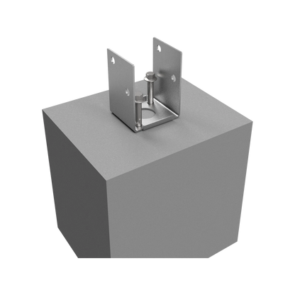Vuepro 90mm Stainless Steel Bolt Down Post Support for Coastal Environments