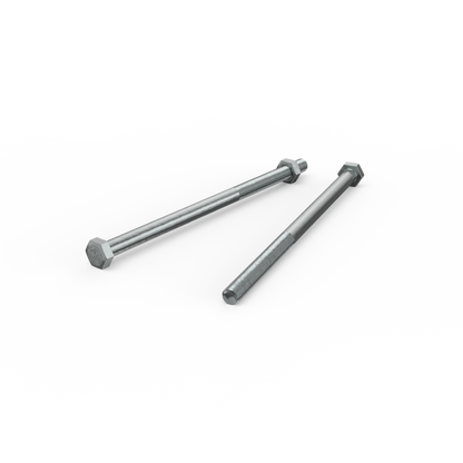 ZENITH M10 x 200mm Zinc Plated Hex Head Bolts & Nuts, AS 1111/1112 Compliant