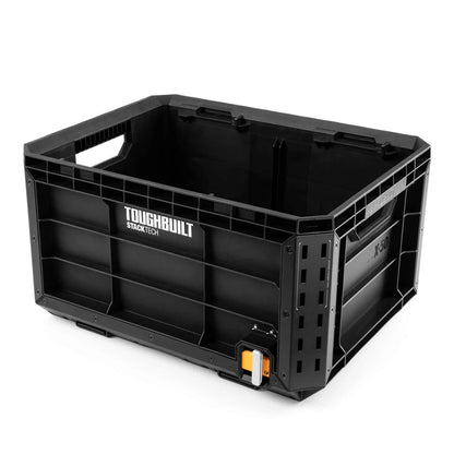 ToughBuilt StackTech Tool Crate - Durable, Stackable, Large Capacity, Customizable Storage