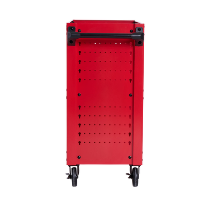 Trojan Steel 3 Tier Pegboard Service Cart, 200kg Capacity, Swivel Castors, Lifetime Warranty