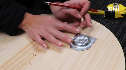 Adoored 48mm Pine Ball Furniture Leg, Universal Fit, Natural Timber Finish