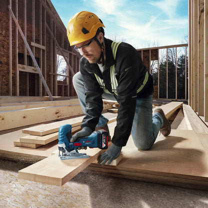 Bosch 18V Professional Jigsaw Skin Only, Brushless Motor, SDS Blade Holder, LED Light