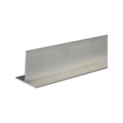Metal Mate Aluminium Tee Section 25x25x3mm 1m - Lightweight, Easy to Work With, Mill Finish