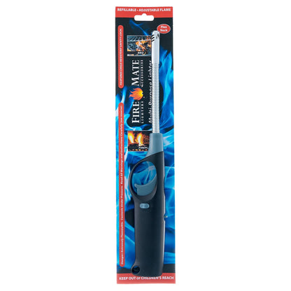 Firemate Flexi Refill Lighter - Flexible Neck, Refillable, Adjustable Flame, Child-Resistant Lock