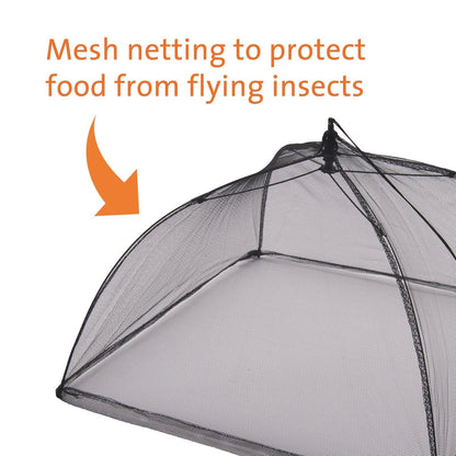 Jumbuck Large Food Tent - Insect Protection, Foldable, 42x42x25cm, Outdoor Dining