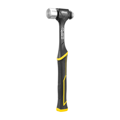 Kango 24oz Anti-Vibe Ball Pein Hammer, Dual Face, Forged Steel, Vibration Reduction