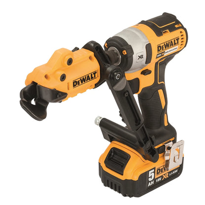 DeWALT Impact Shear Attachment, Powerful Metal Cutting, 360° Rotating Head, Universal Fitment