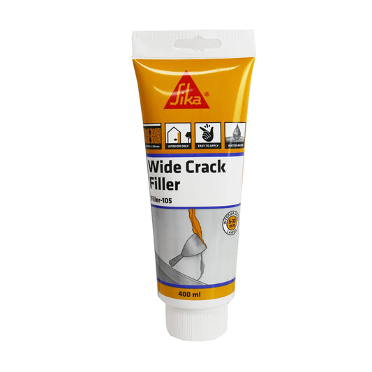 Sika 400ml Grey Filler-105 Quick-Drying Wide Crack Filler for Internal Use