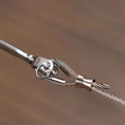 Taskmaster 3mm Copper Swage 12-Pack, Anti-Corrosive, Nickel-Plated for Wire Crimping