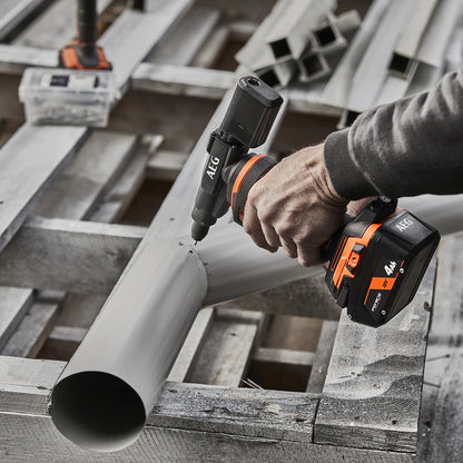 AEG 18V Compact Rivet Gun 4.8mm, Powerful Motor, Versatile, LED Light