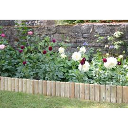 Rola Pak Treated Pine Ezy Edge Garden Edging 200mm x 2.8m - Easy Install, Rot Resistant