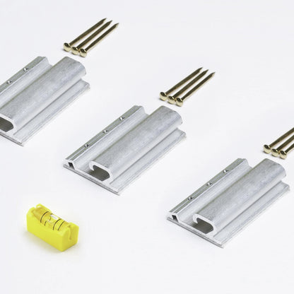 Keep It Level Picture Hanging Kit 3 Pack - Stable, Damage-Free, 13kg Capacity, Bonus Level Included