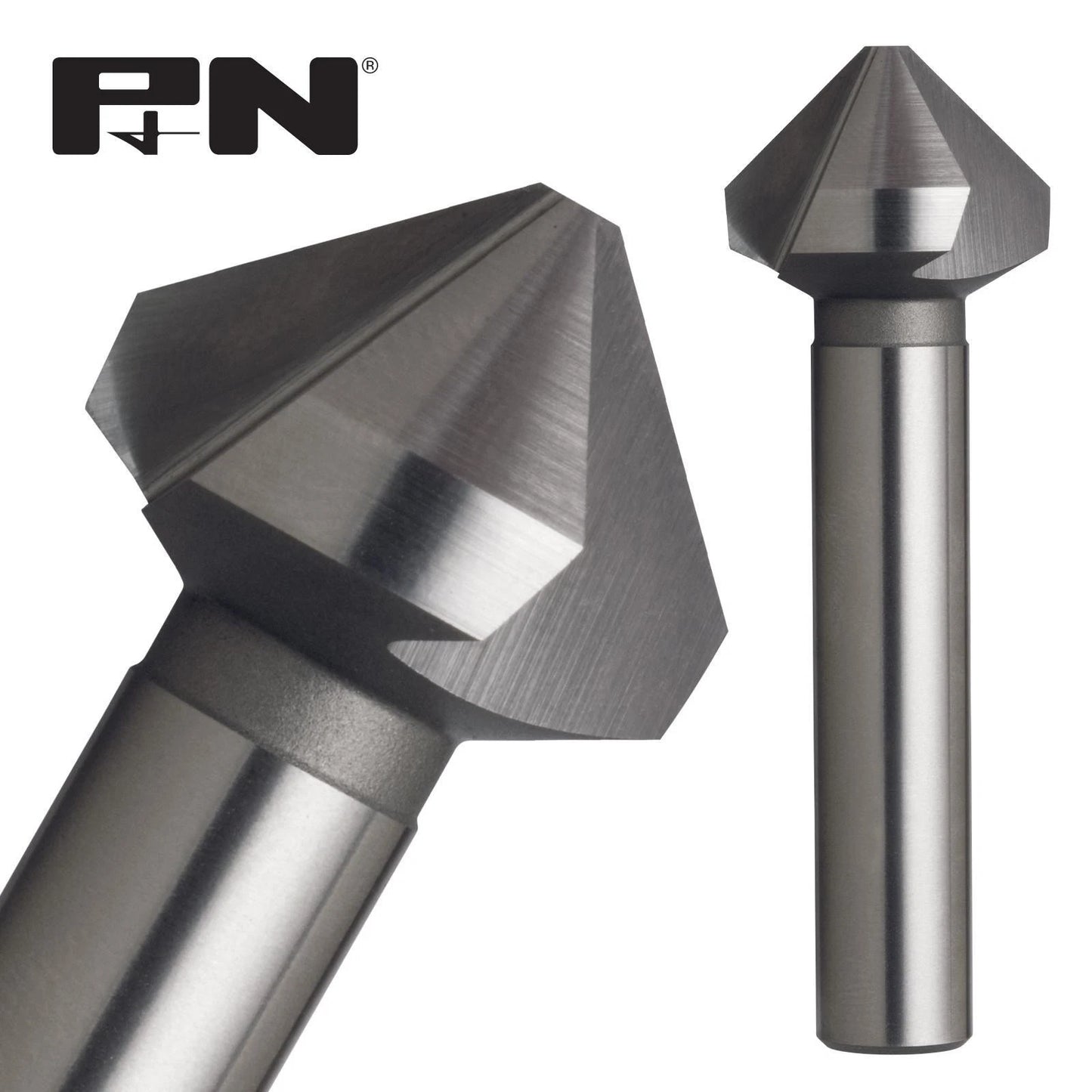 P&N 12.4mm HSS Countersink Bit, 90° Three-Flute Design, M2 Steel, Versatile Drilling