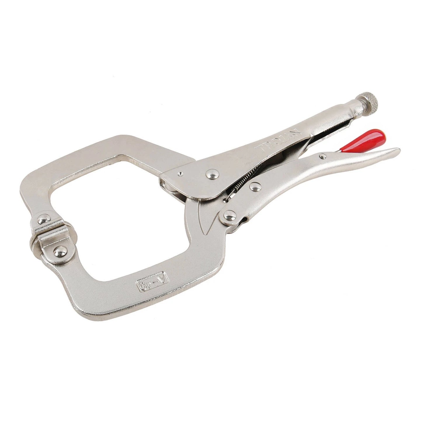 Trojan 280mm C Clamp Locking Pliers with Swivel Pad Jaws, Ideal for Welding, Lifetime Warranty