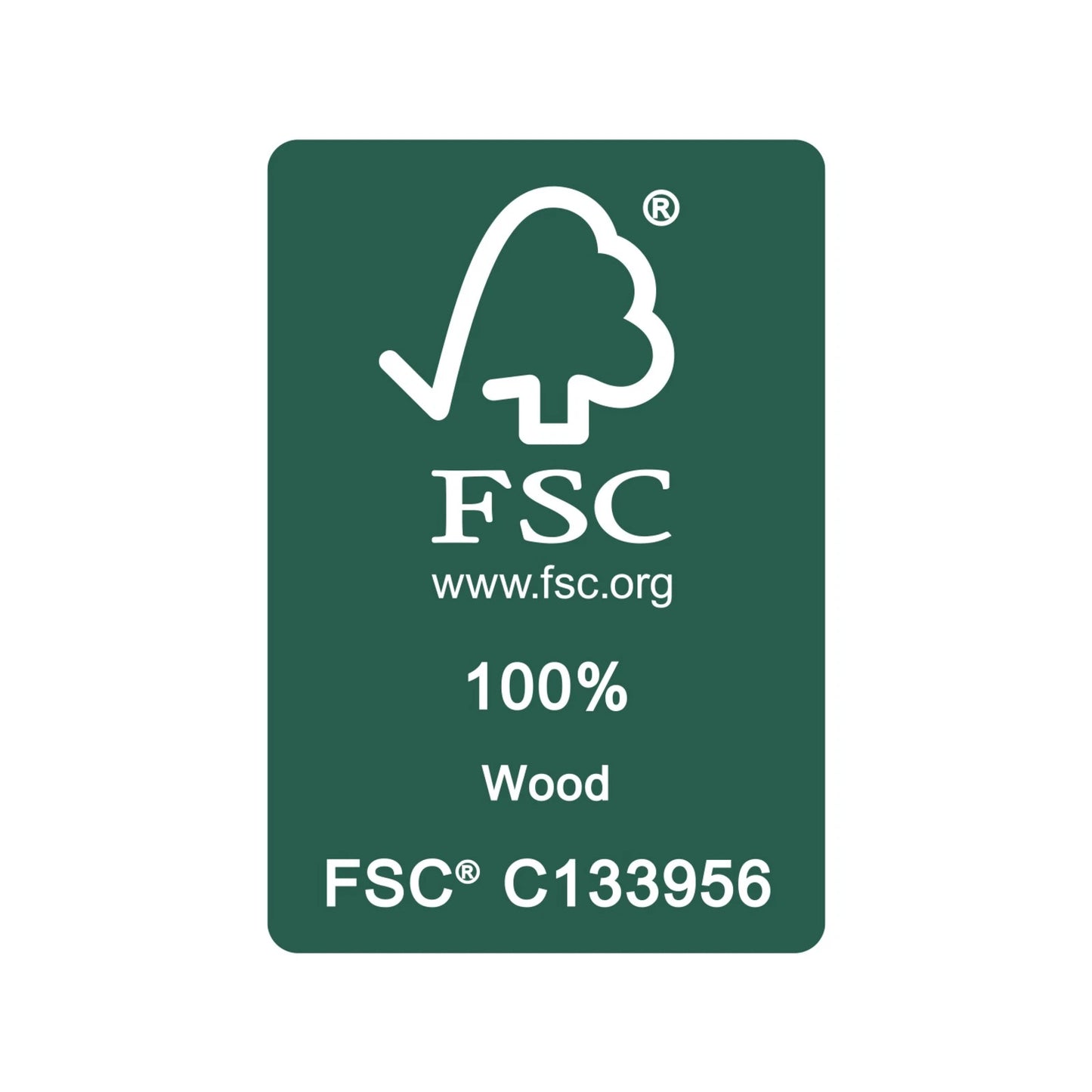 Adoored Large Dark Timber Door Wedge - Durable, Stylish, Universal Fit