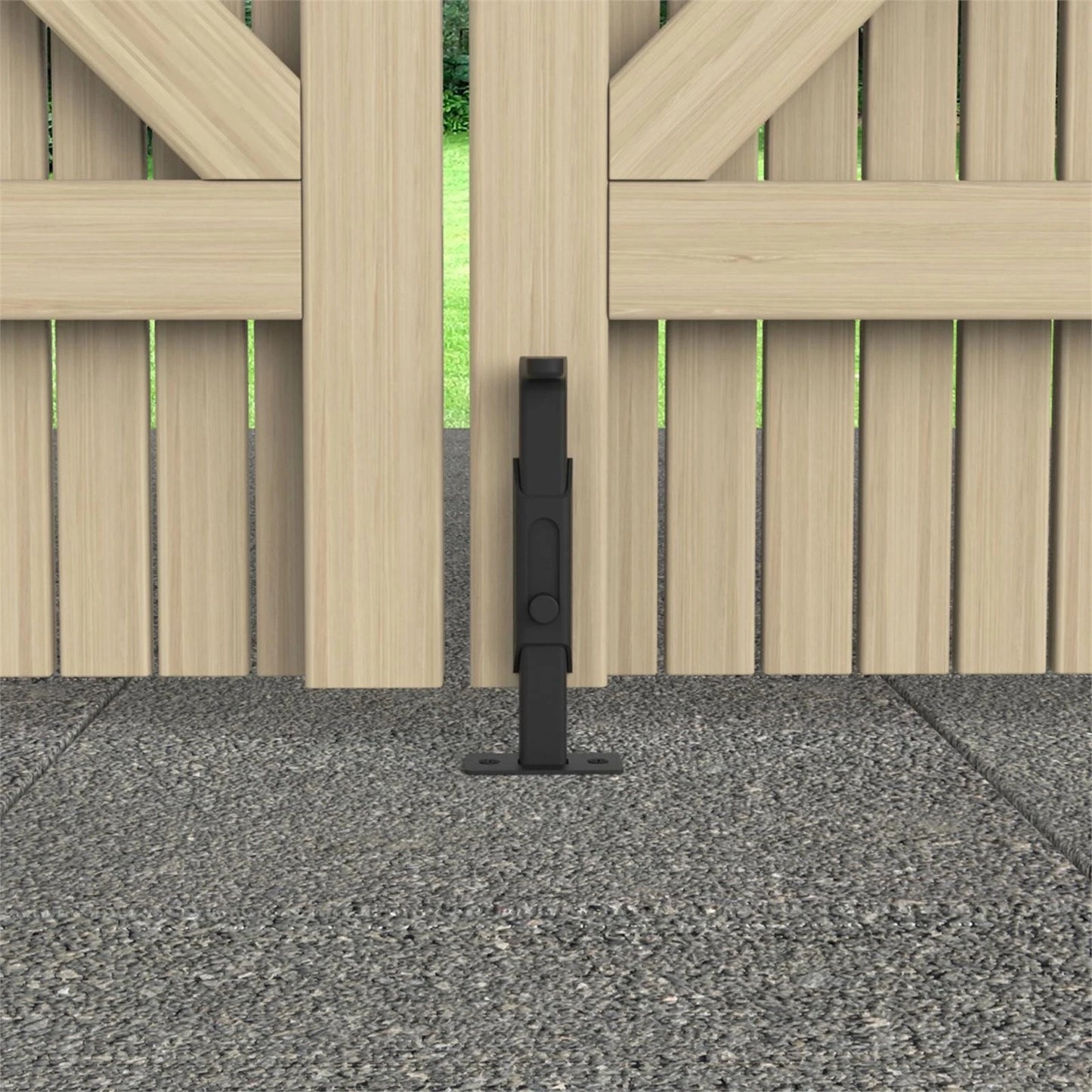 Zenith 200mm Matte Black Slide Bolt - Versatile, Durable, Indoor/Outdoor Use