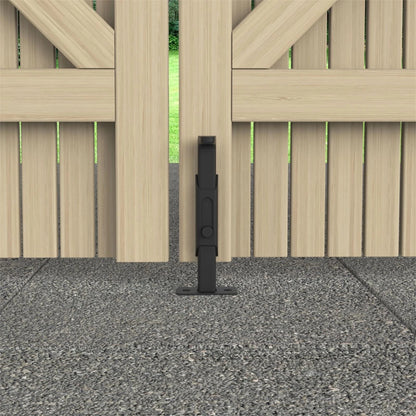 Zenith 200mm Matte Black Slide Bolt - Versatile, Durable, Indoor/Outdoor Use