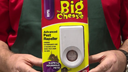 The Big Cheese Advanced Pest Repeller - Poison-Free, Ultrasonic, Indoor Rodent Protection