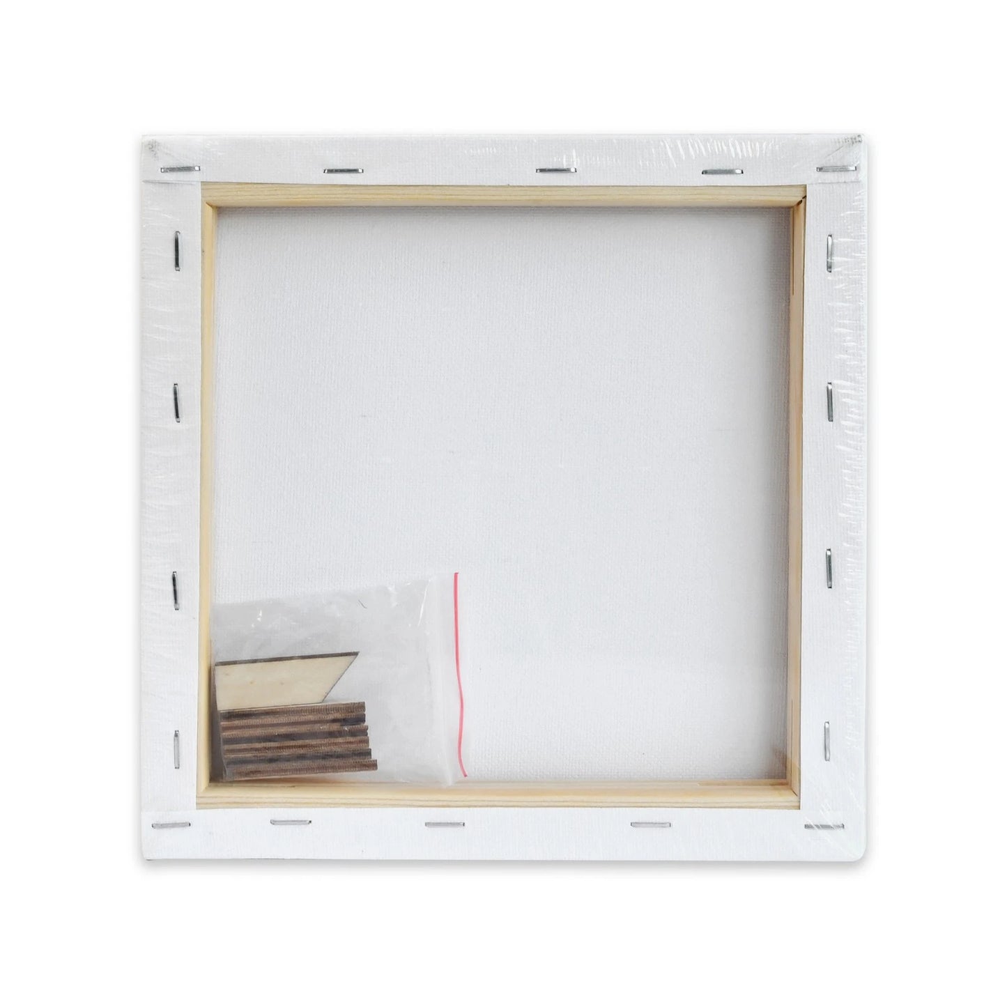 Boyle 20x20cm Thin Edge Stretched Canvas 4 Pack, 100% Cotton, Triple Primed, 280gsm