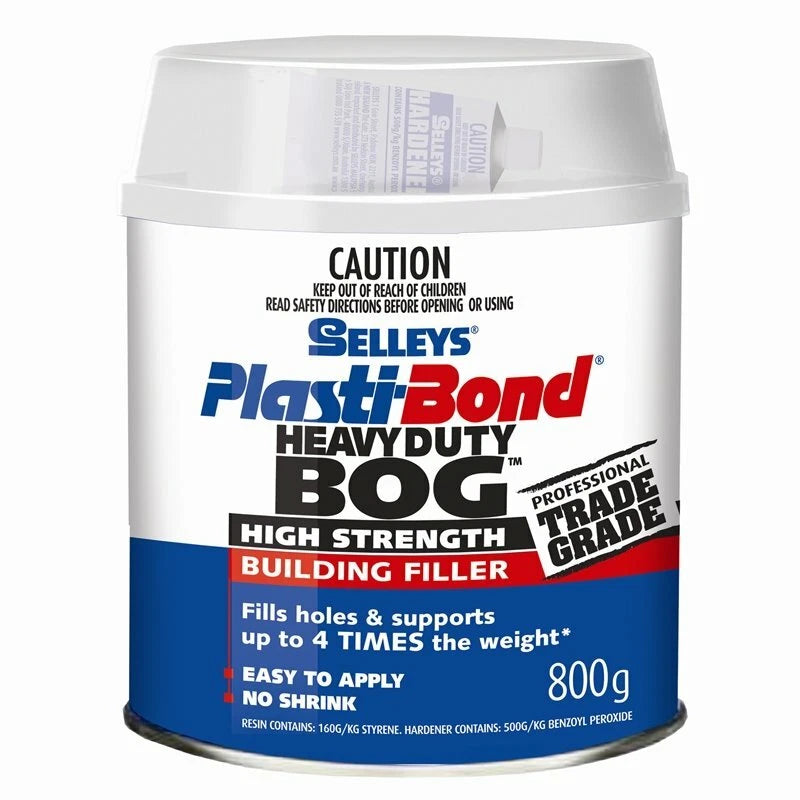Selleys Plastibond 800g Heavy Duty Bog - High Strength, Versatile, Weather Resistant