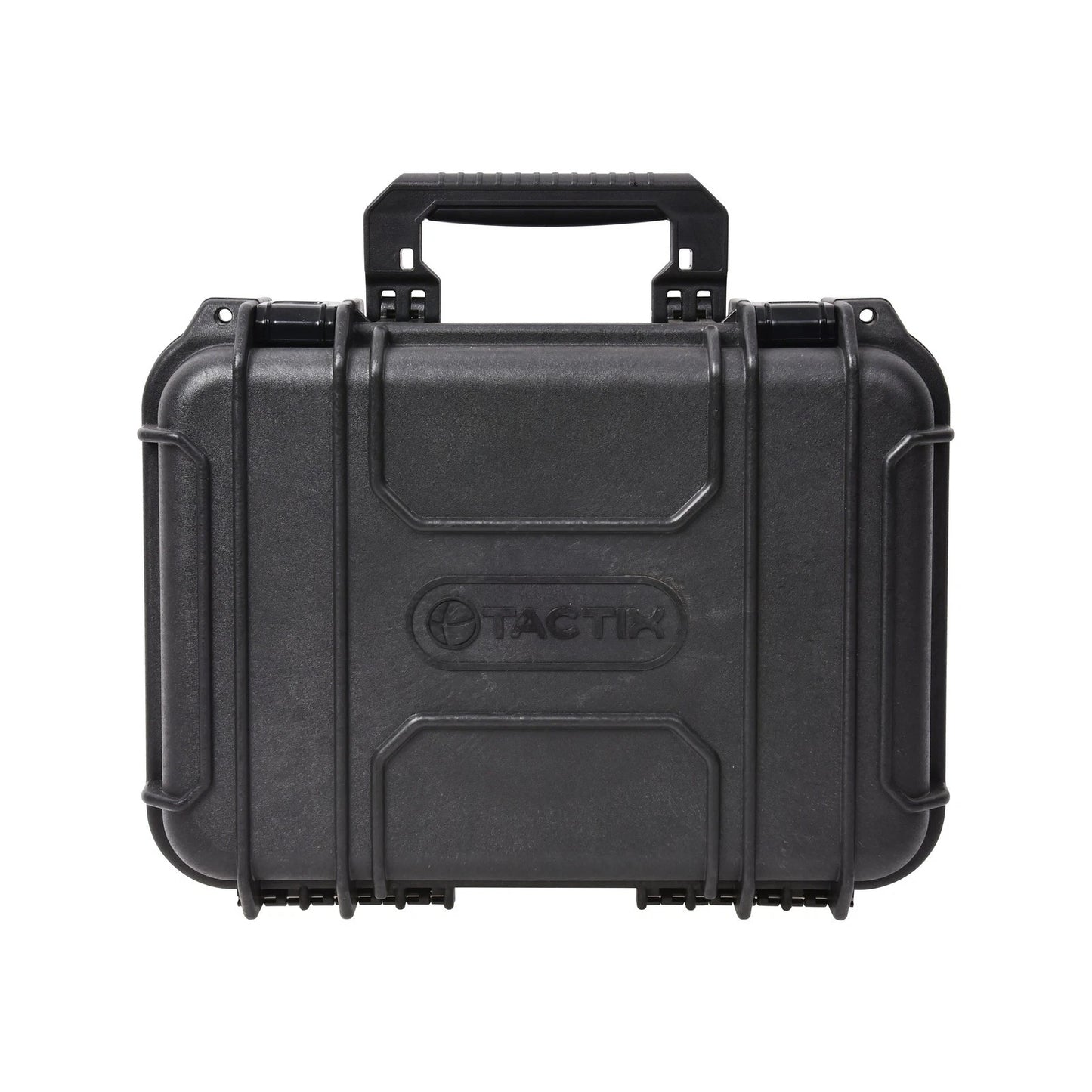 Tactix Black Tough Case Large - IP65, Heavy Duty, Pressure Relief, Foam Insert