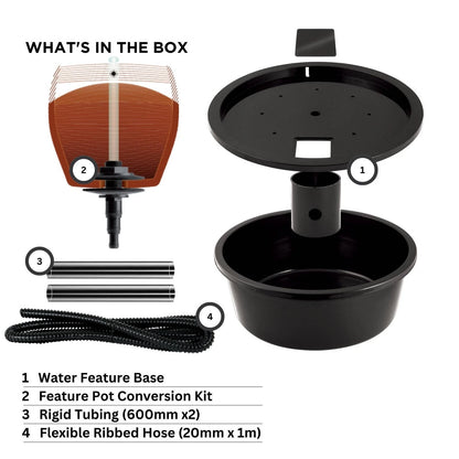 Aquapro 670mm Round Water Feature Base, Heavy Duty, Easy Install, 5-Year Warranty