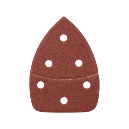 Ryobi 100x140mm 10-Piece Detail Sanding Set, 80/120/240 Grit, Hook & Loop, 6-Hole Design