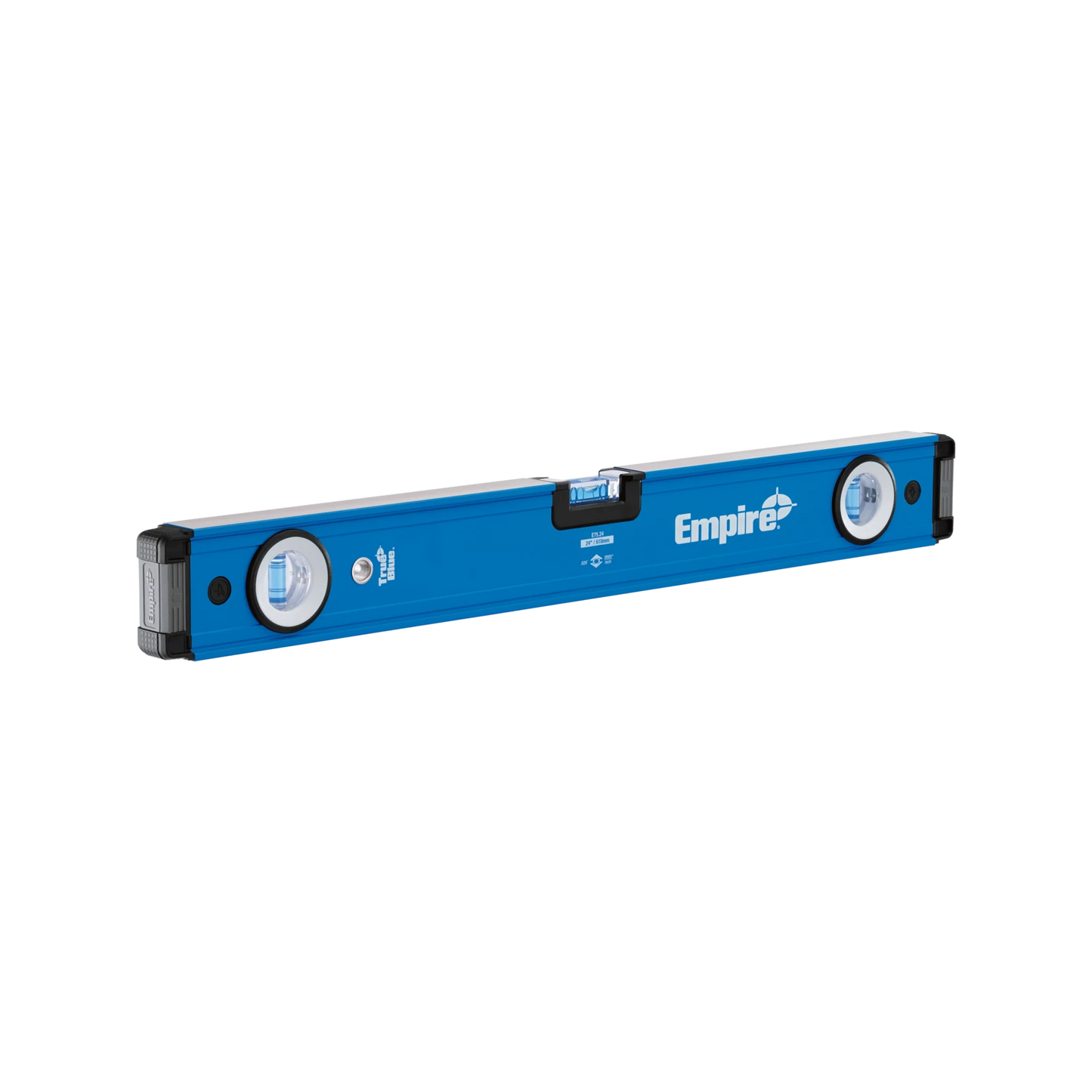Empire 600mm True Blue Trade Box Level, High Contrast Vials, 300° Viewing, Shock Absorbing