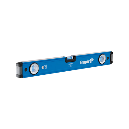 Empire 600mm True Blue Trade Box Level, High Contrast Vials, 300° Viewing, Shock Absorbing