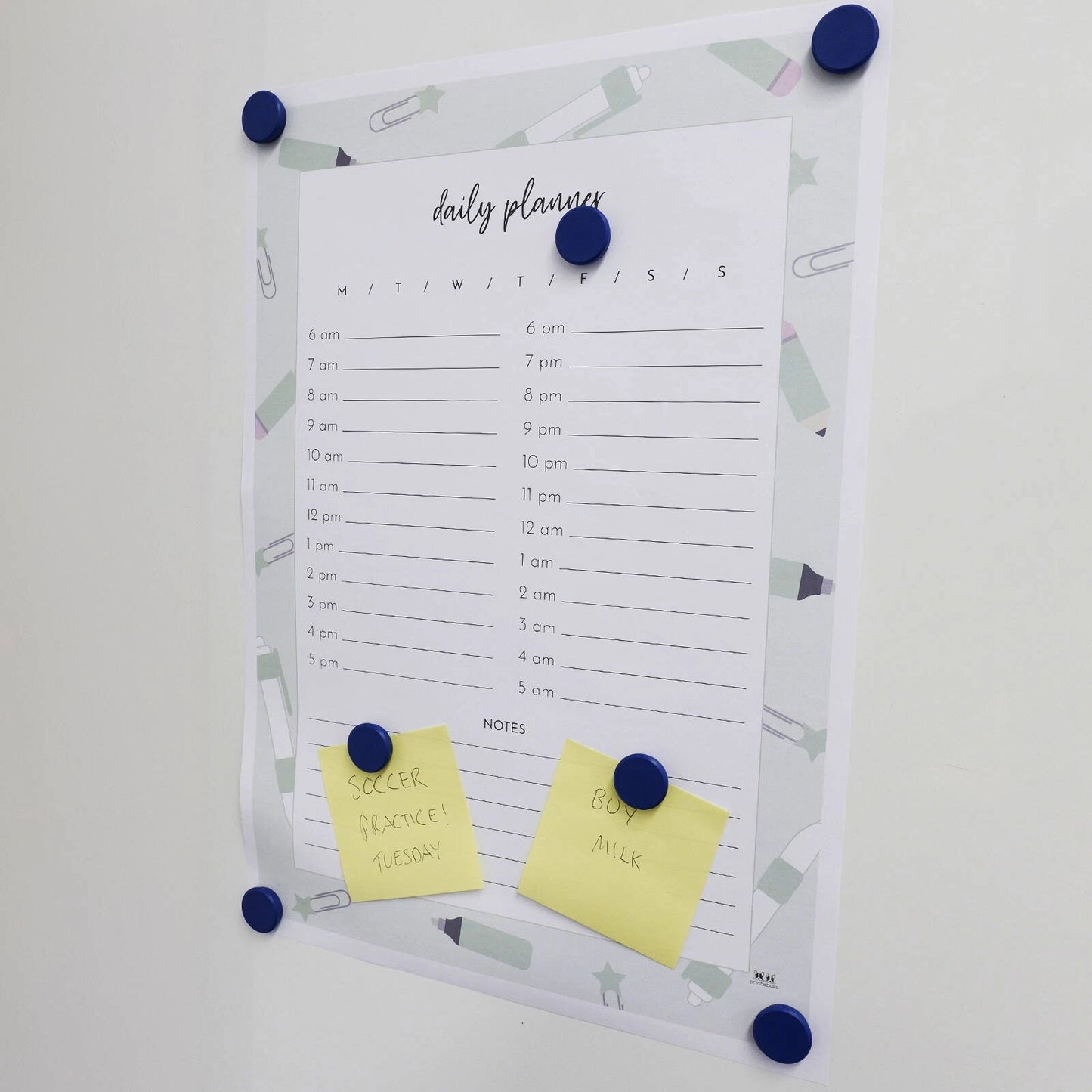 Everhang Dark Blue Magnet 20 Pack - Ceramic, Plastic Coated, Versatile Use