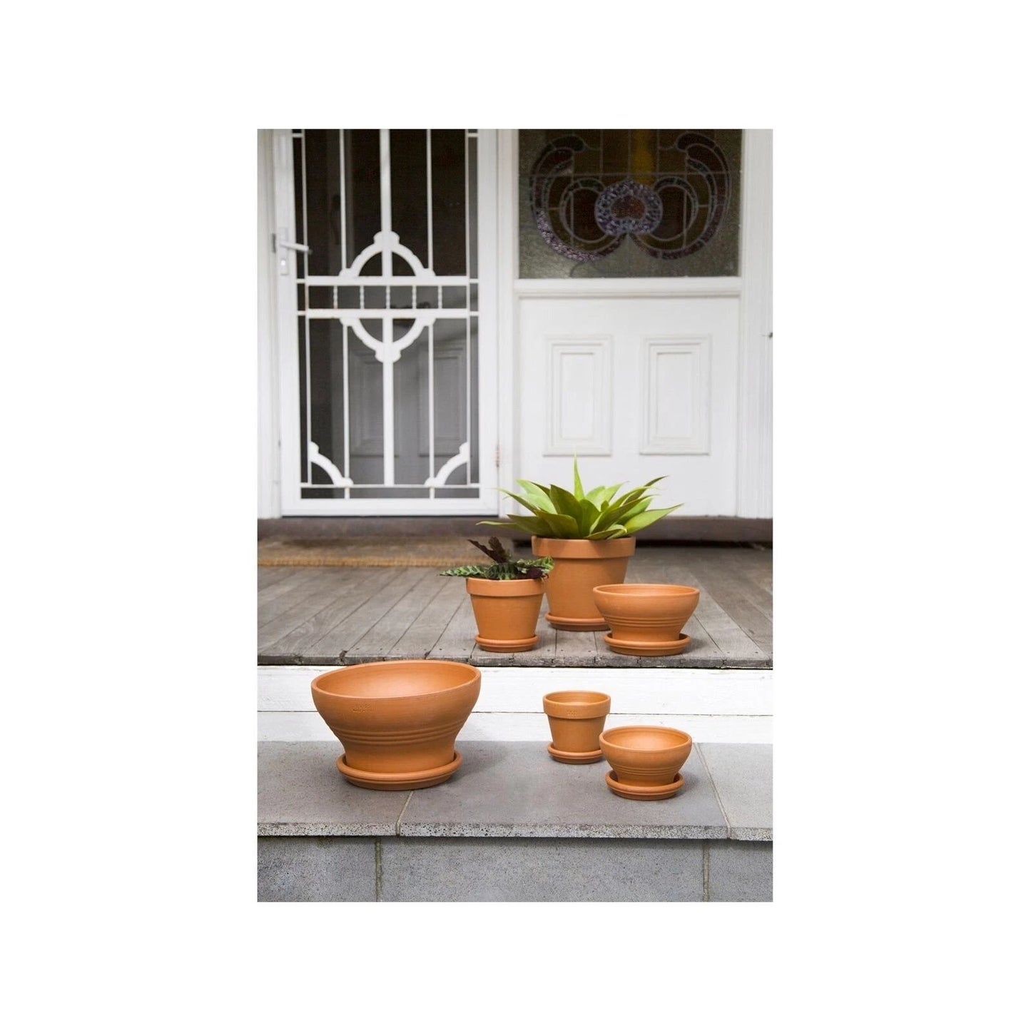 Northcote Pottery Terracotta Italian Saucer 360mm - Mediterranean Style, Durable, No Drainage