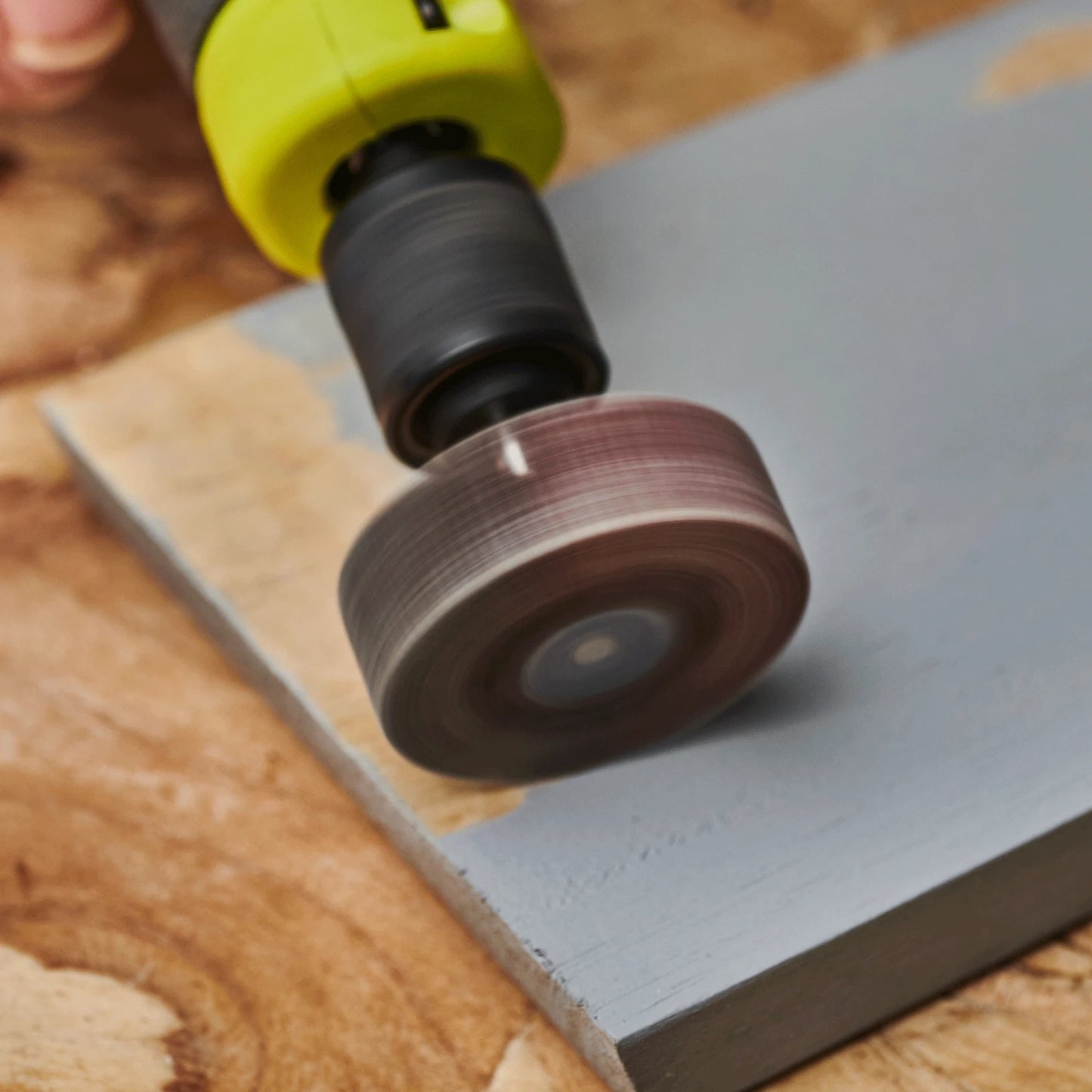 Ryobi 120 Grit Flap Wheel for Rotary Tool - Timber & Metal Surface Smoothing