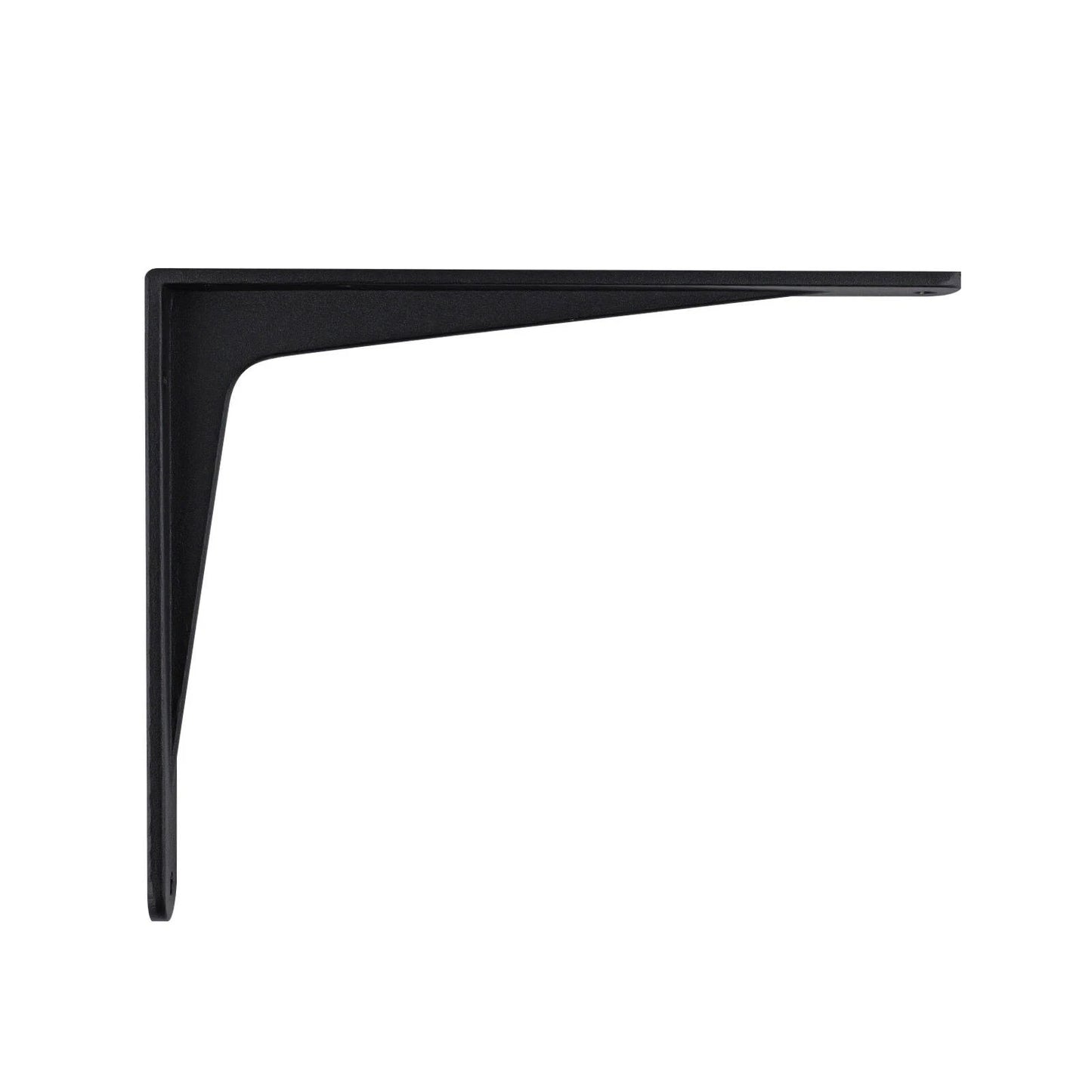 Carinya Black Heavy Duty 240x190mm Cast Aluminium Angle Bracket, 100kg Load Capacity